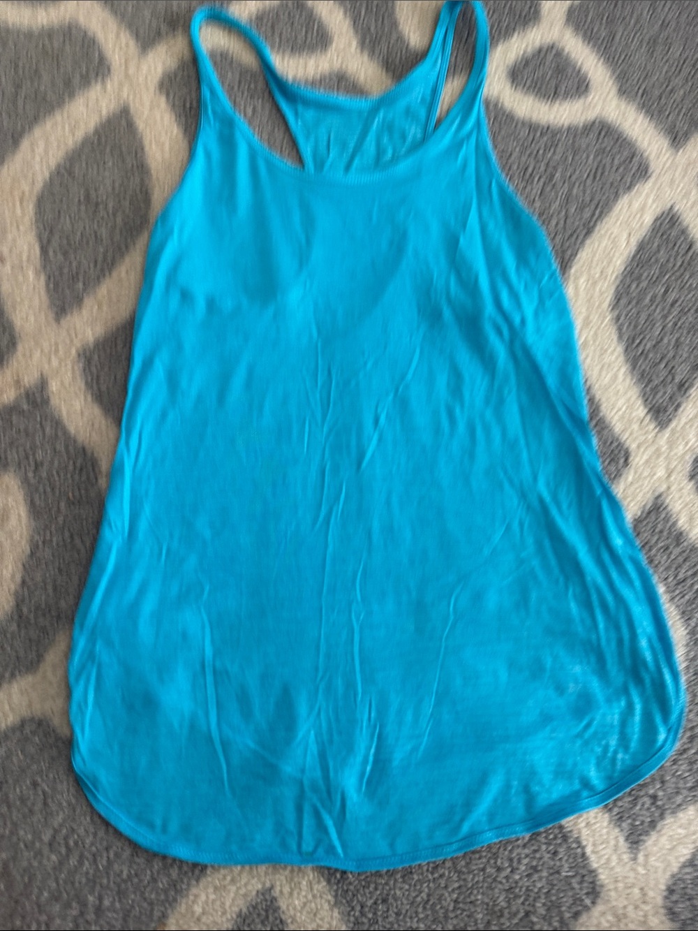 lululemon athletica Bright Turquoise Racerback Tank